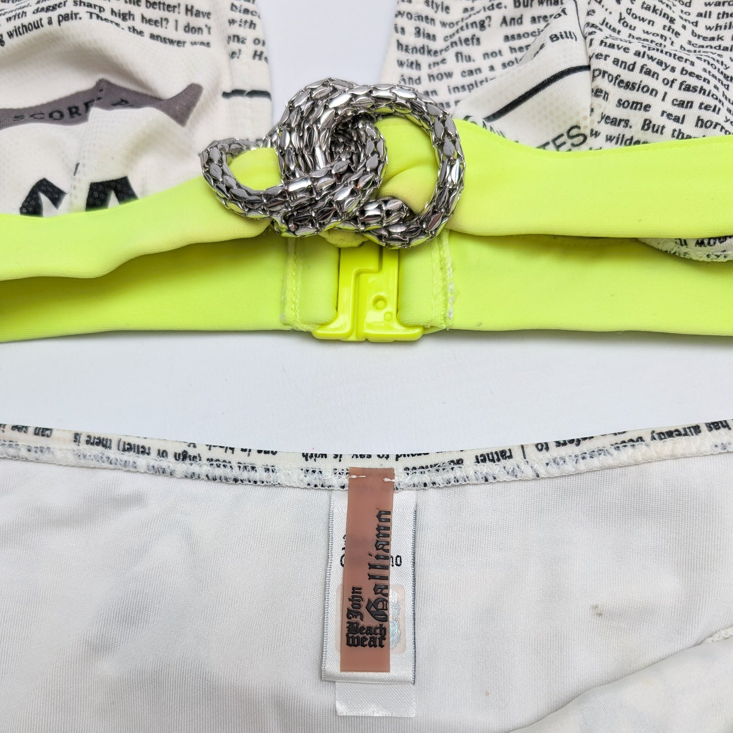 Bikini motif journal Galliano