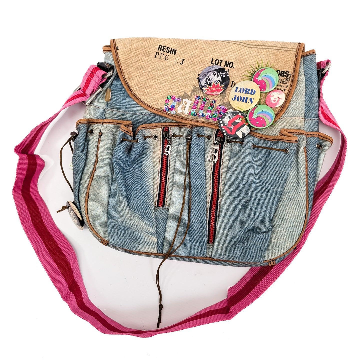 Sac John Galliano à bandoulliere