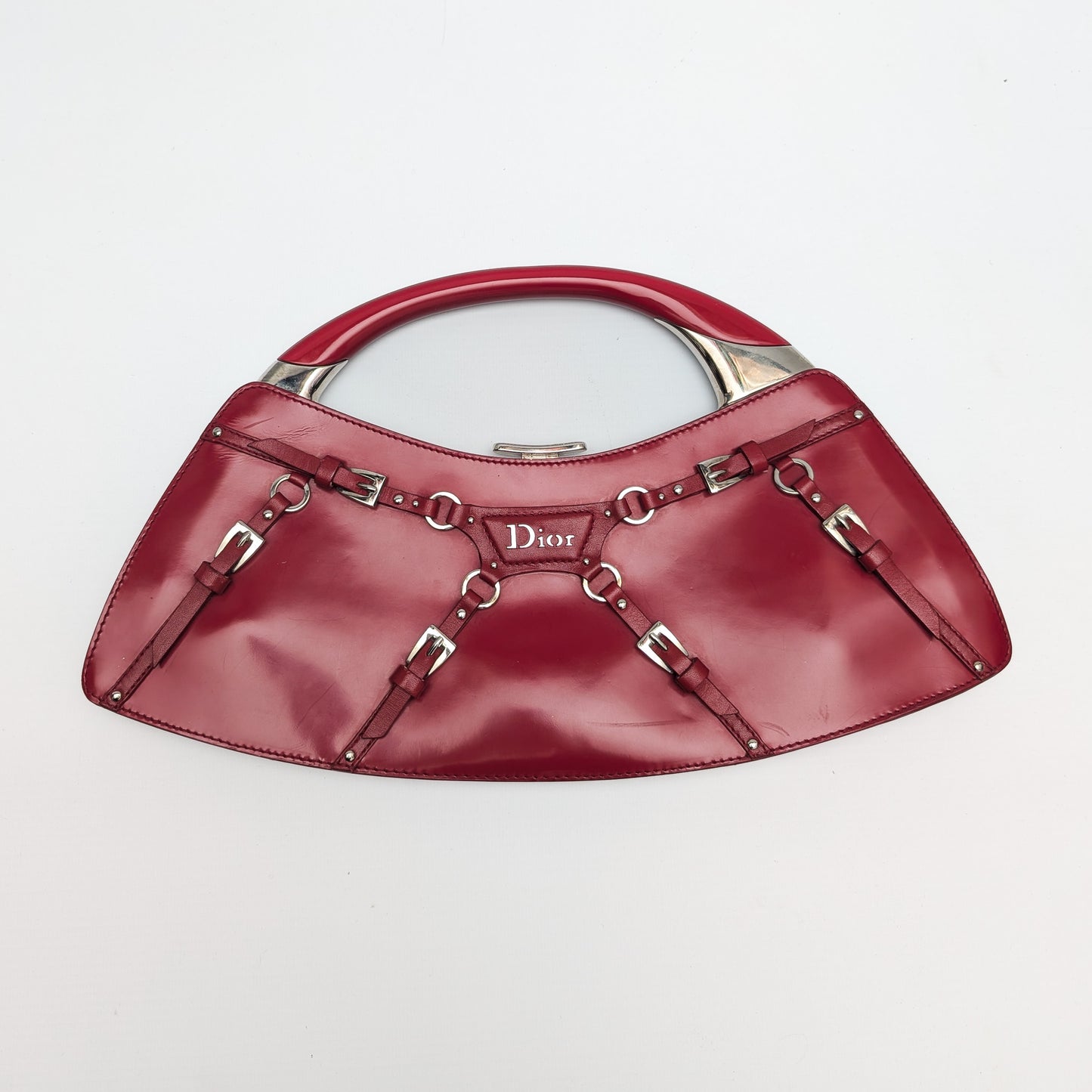 Dior Bondage Red Handbag by Galliano - A/W 2003