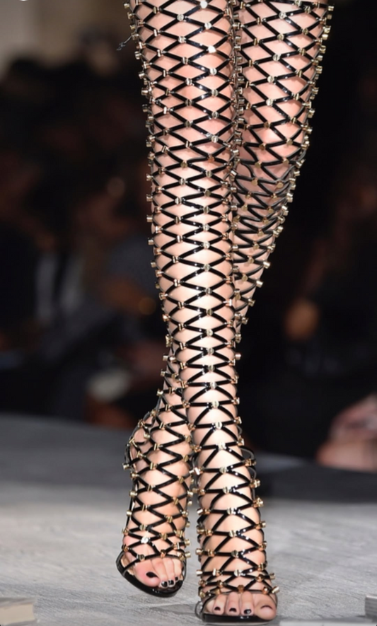 Dsquared2 “Xenia” Cage Sandals - EU39|6UK|8US RESERVED