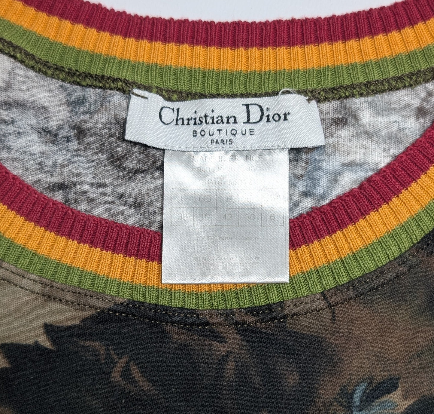 Rasta top "Dior Love" - Dior by Galliano - M