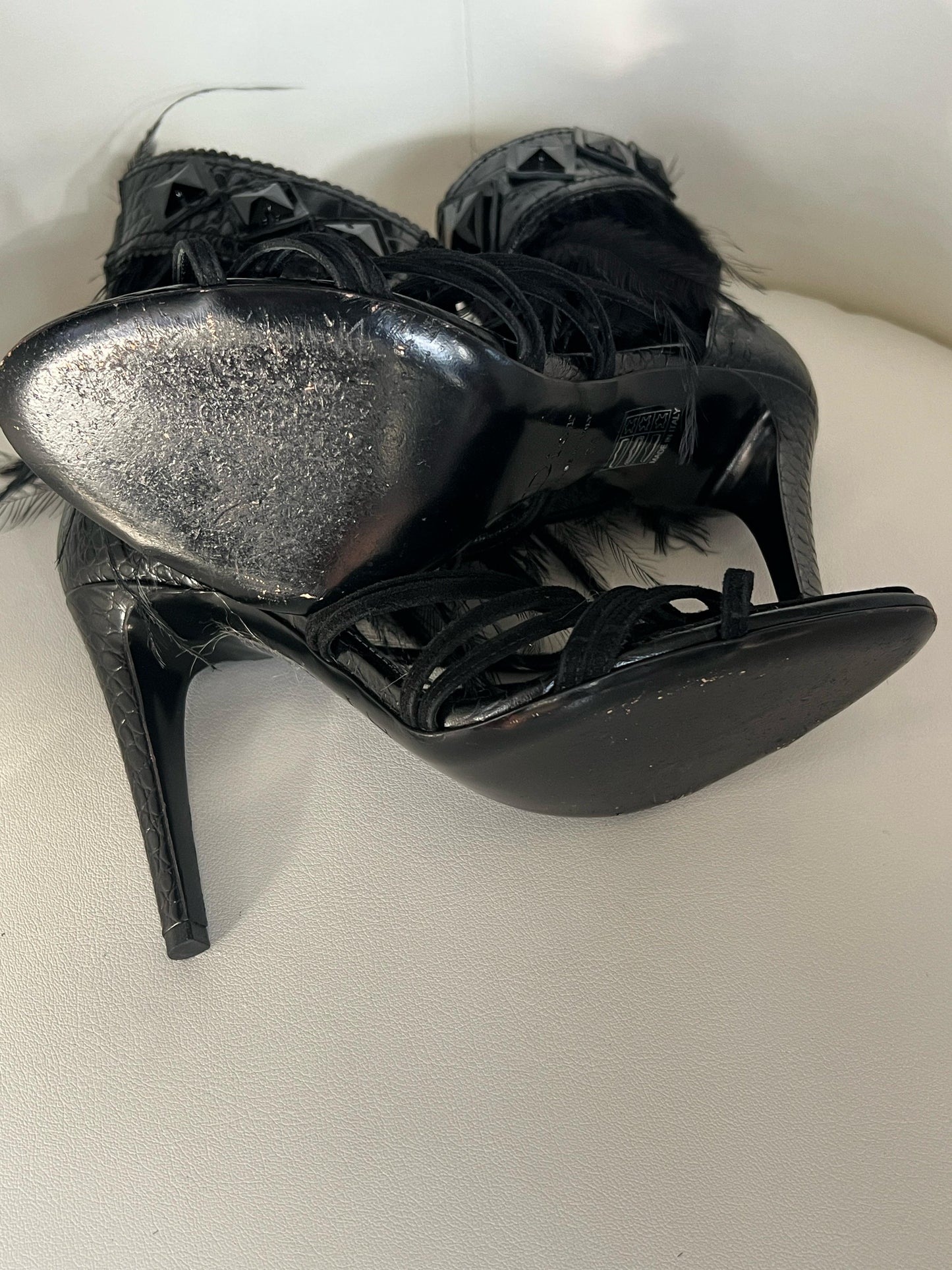 Sandales plumes par Dior by Galliano - EU38|UK5|US7