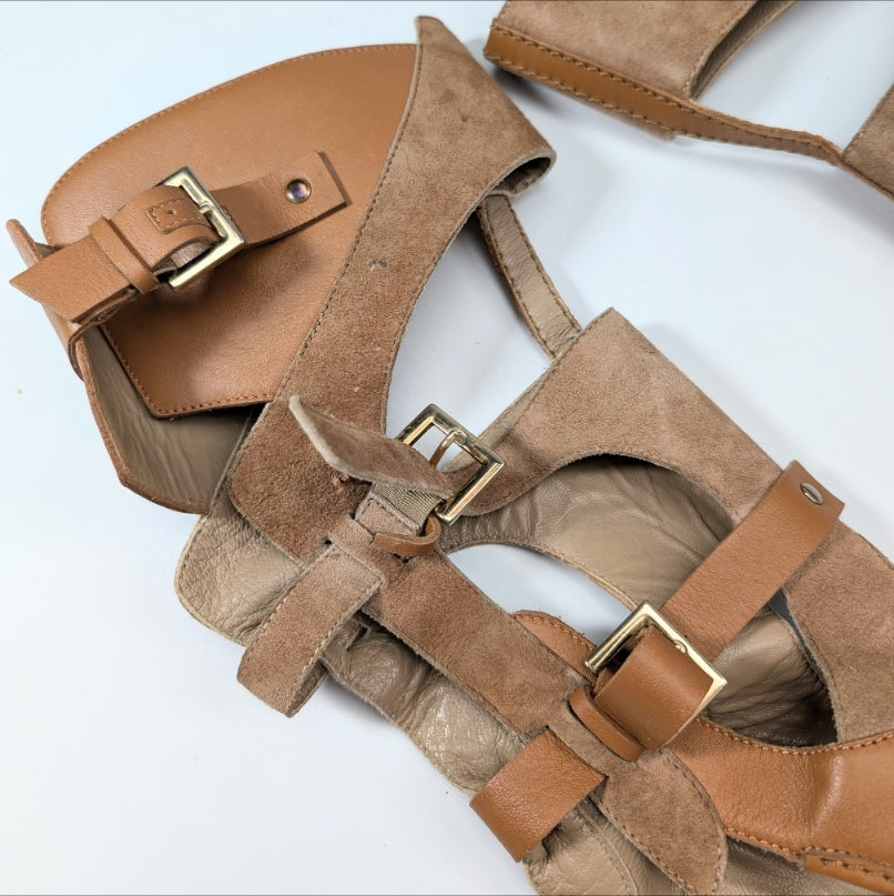 Sandales gladiateur hautes Hervé Leger - EU37|UK4|US6