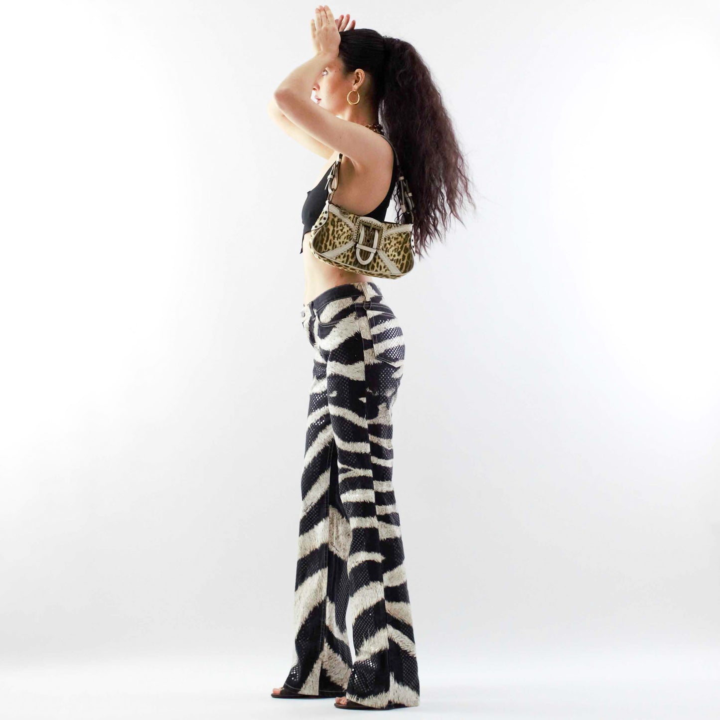 Jeans motif Zebre Roberto Cavalli - M
