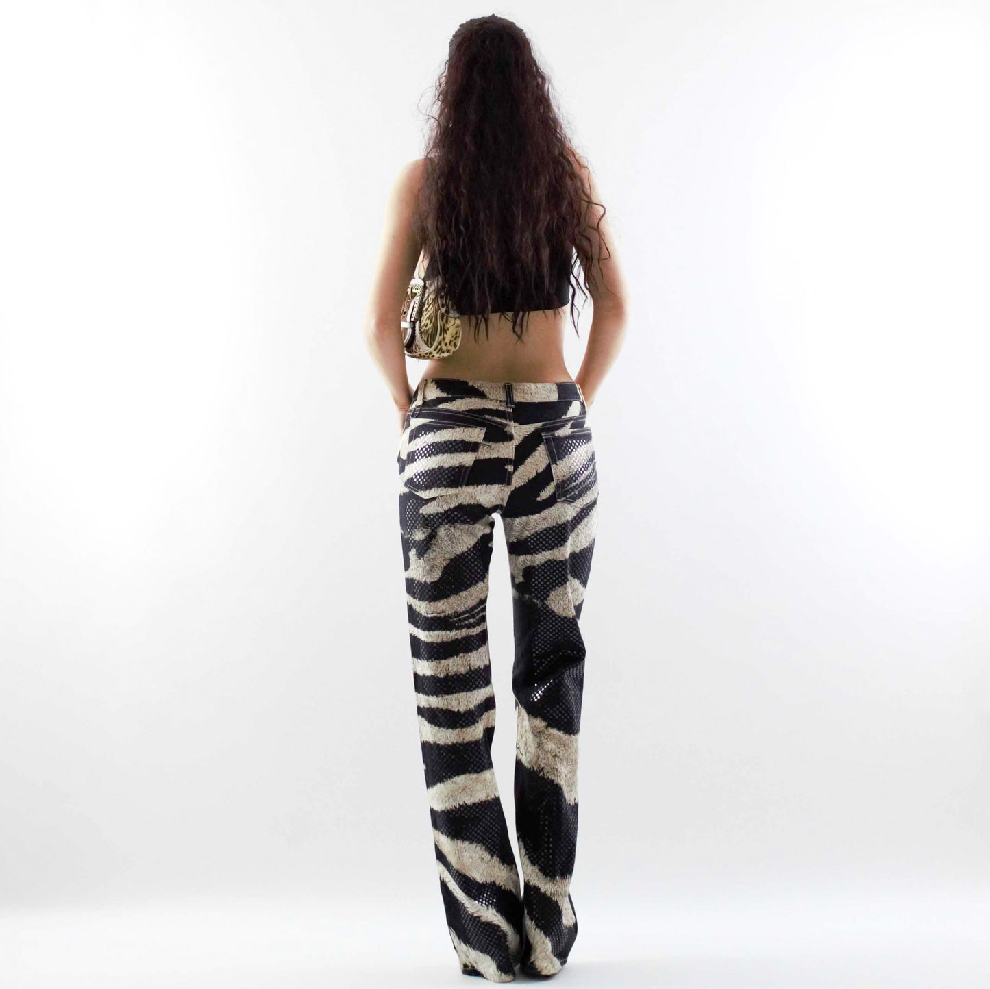 Jeans motif Zebre Roberto Cavalli - M
