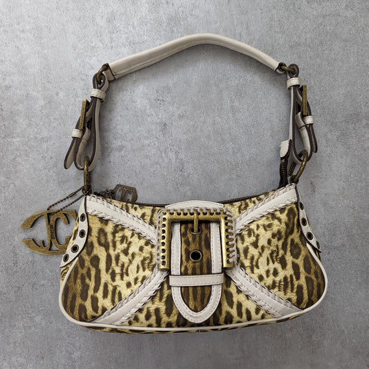 Sac à main baguette léopard Cavalli