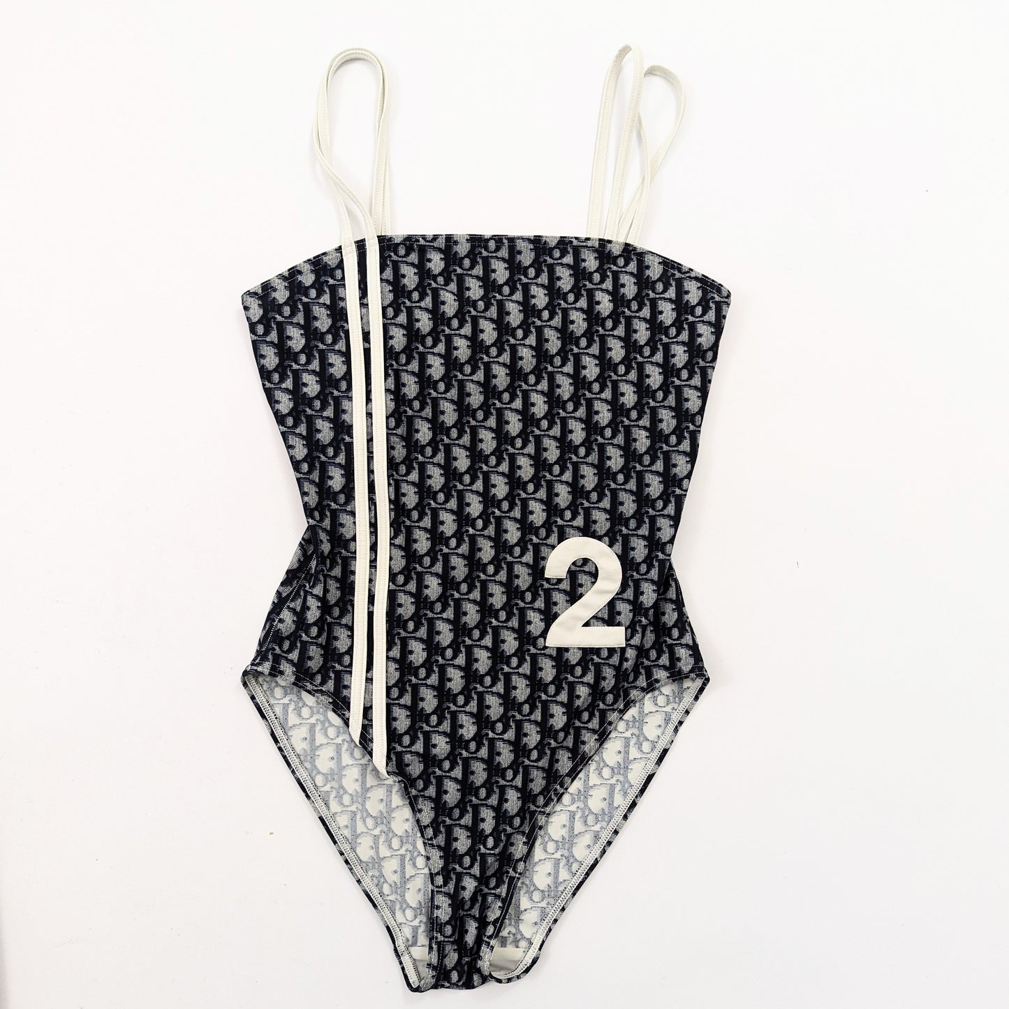 Maillot de bain monogramme bleu trotter S/S2002