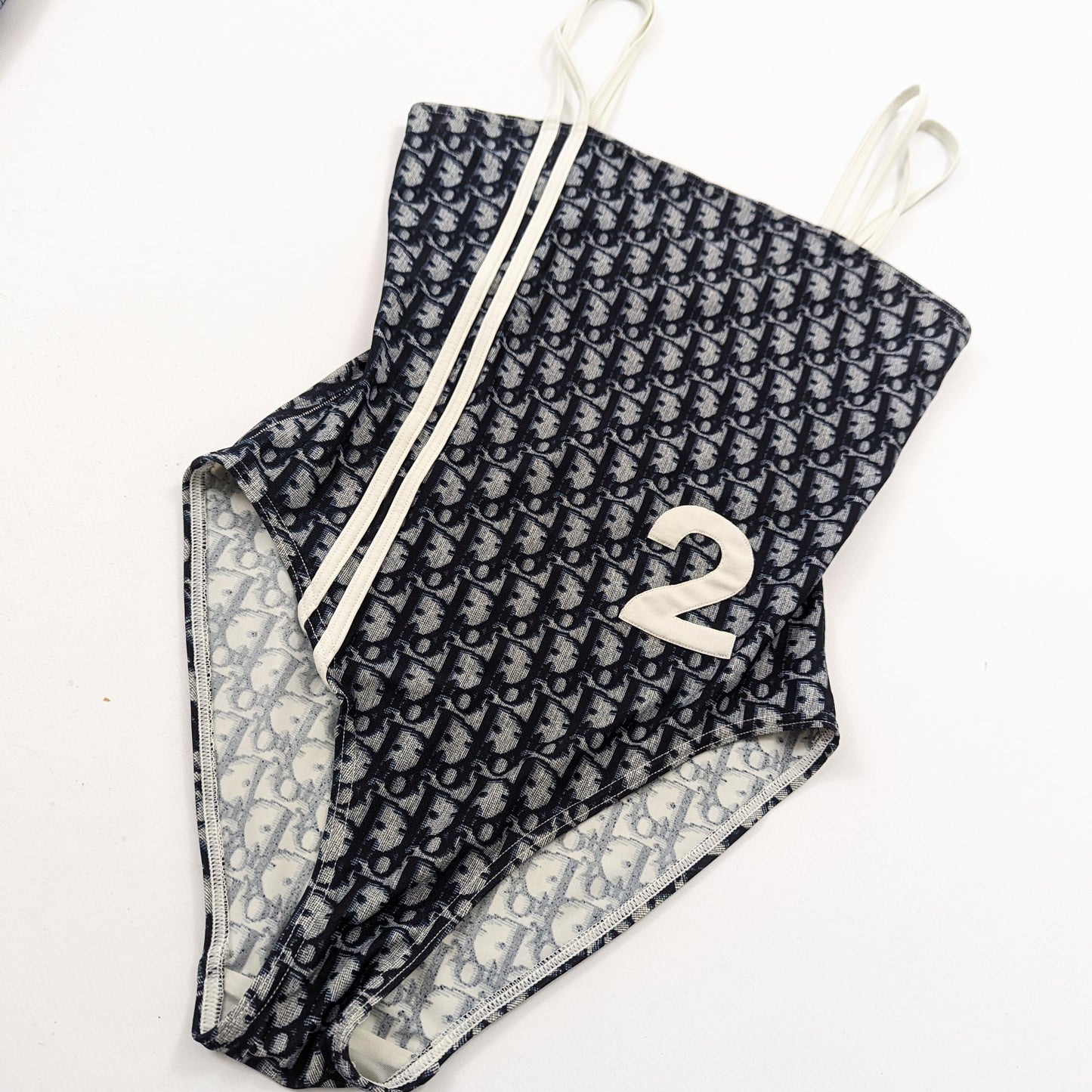 Maillot de bain monogramme bleu trotter S/S2002