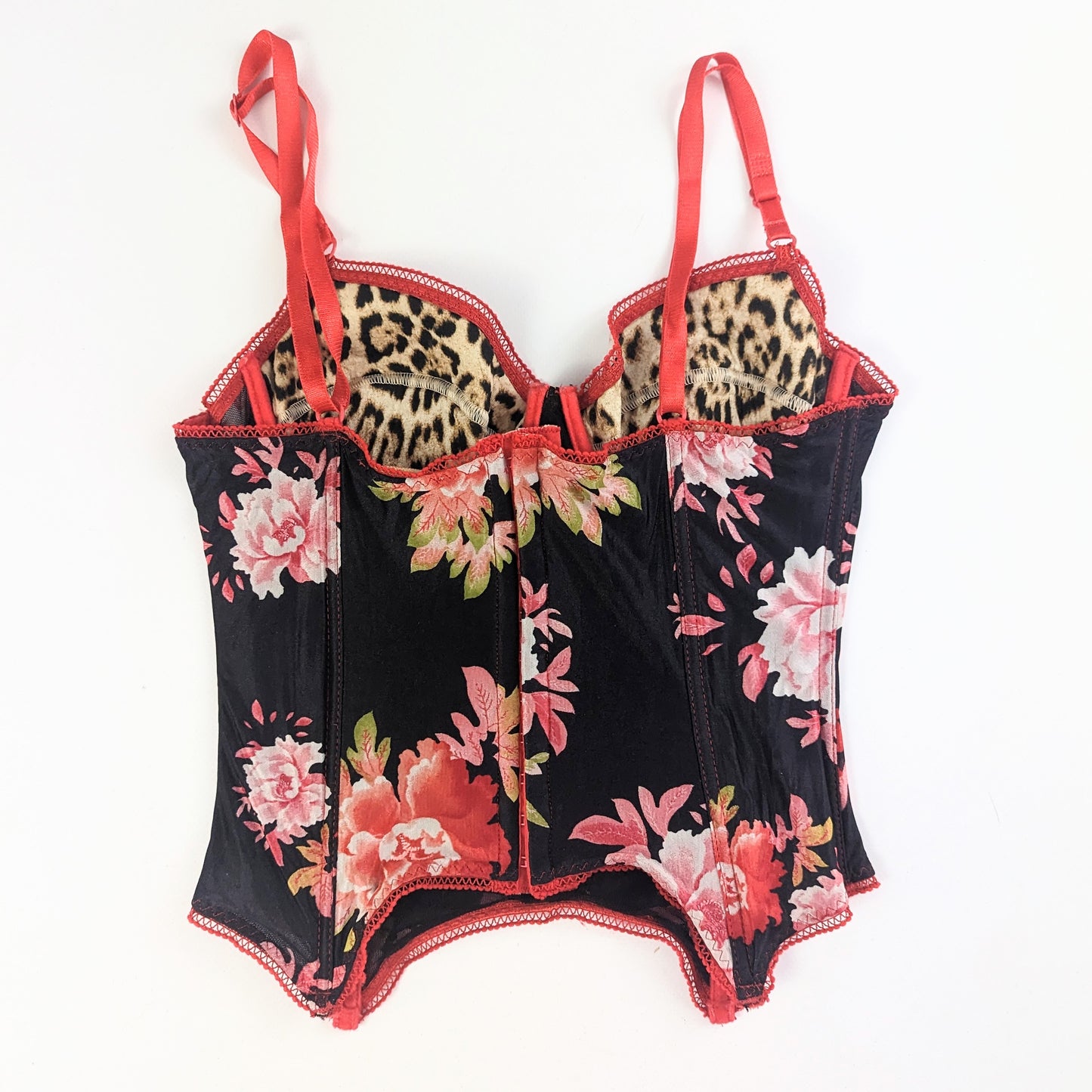 Corset à motif fleuri Roberto Cavalli - M