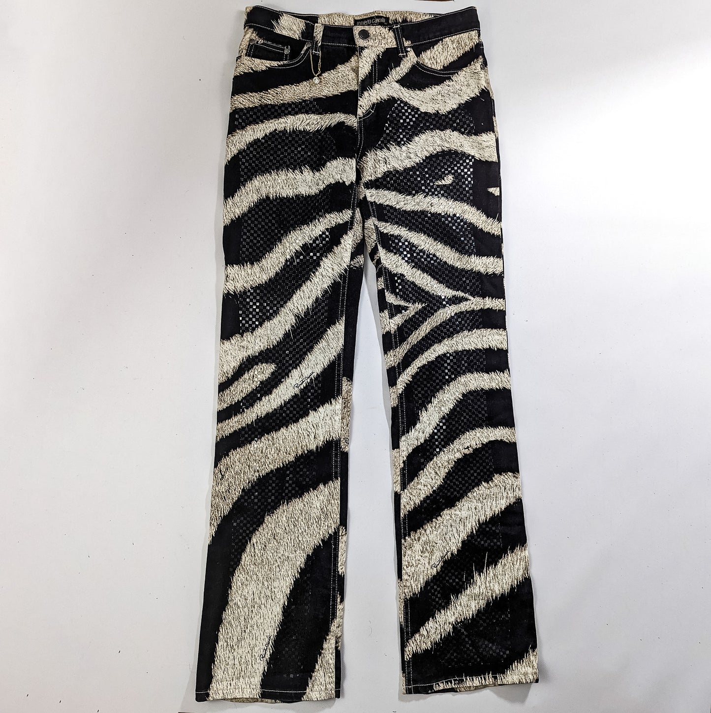 Jeans motif Zebre Roberto Cavalli - M