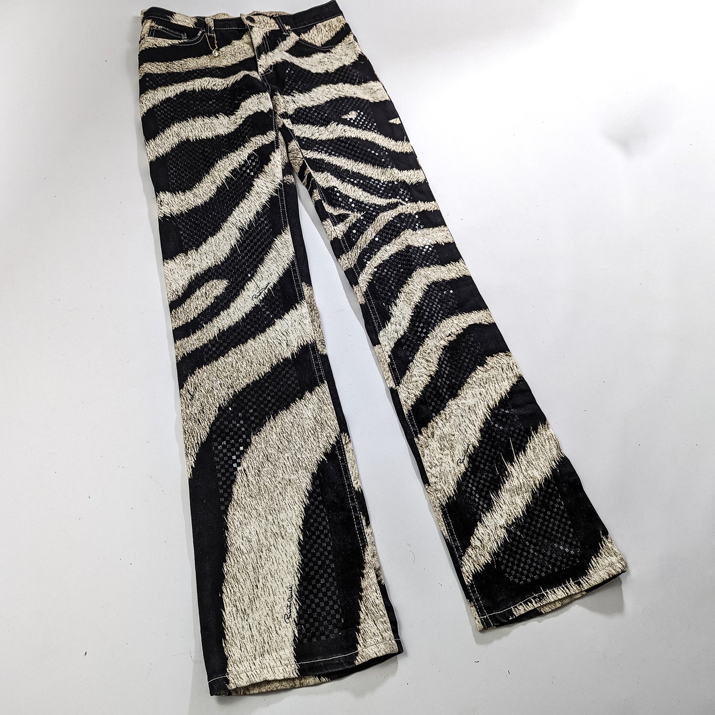 Jeans motif Zebre Roberto Cavalli - M