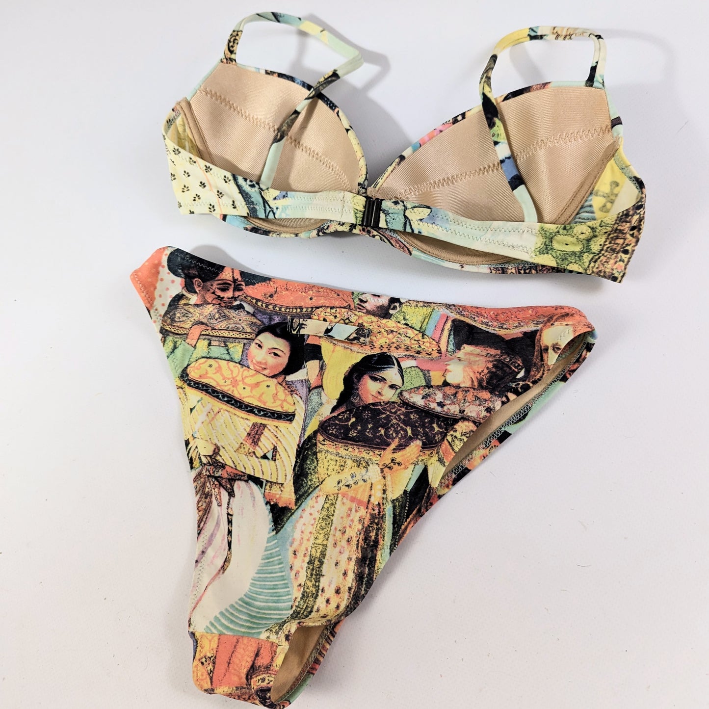 Indian pattern bikini and pants set Jean Paul Gaultier A/W1998