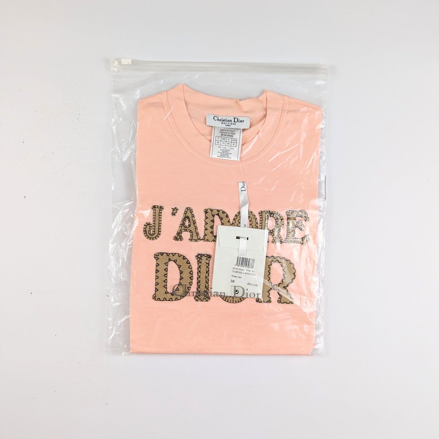 T-shirt Dior par Galliano neuf "J'adore Dior" - S