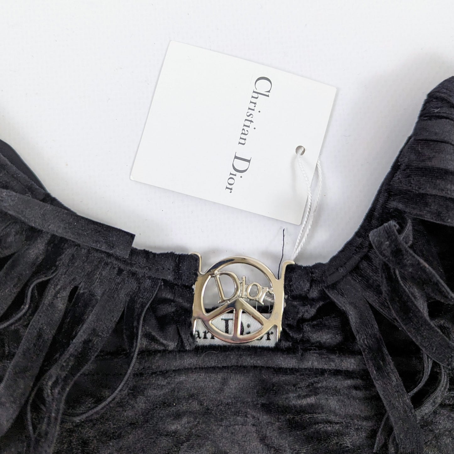 Ensemble débardeur et string Dior par Galiano - S/S 2005 "Peace and Love" - S