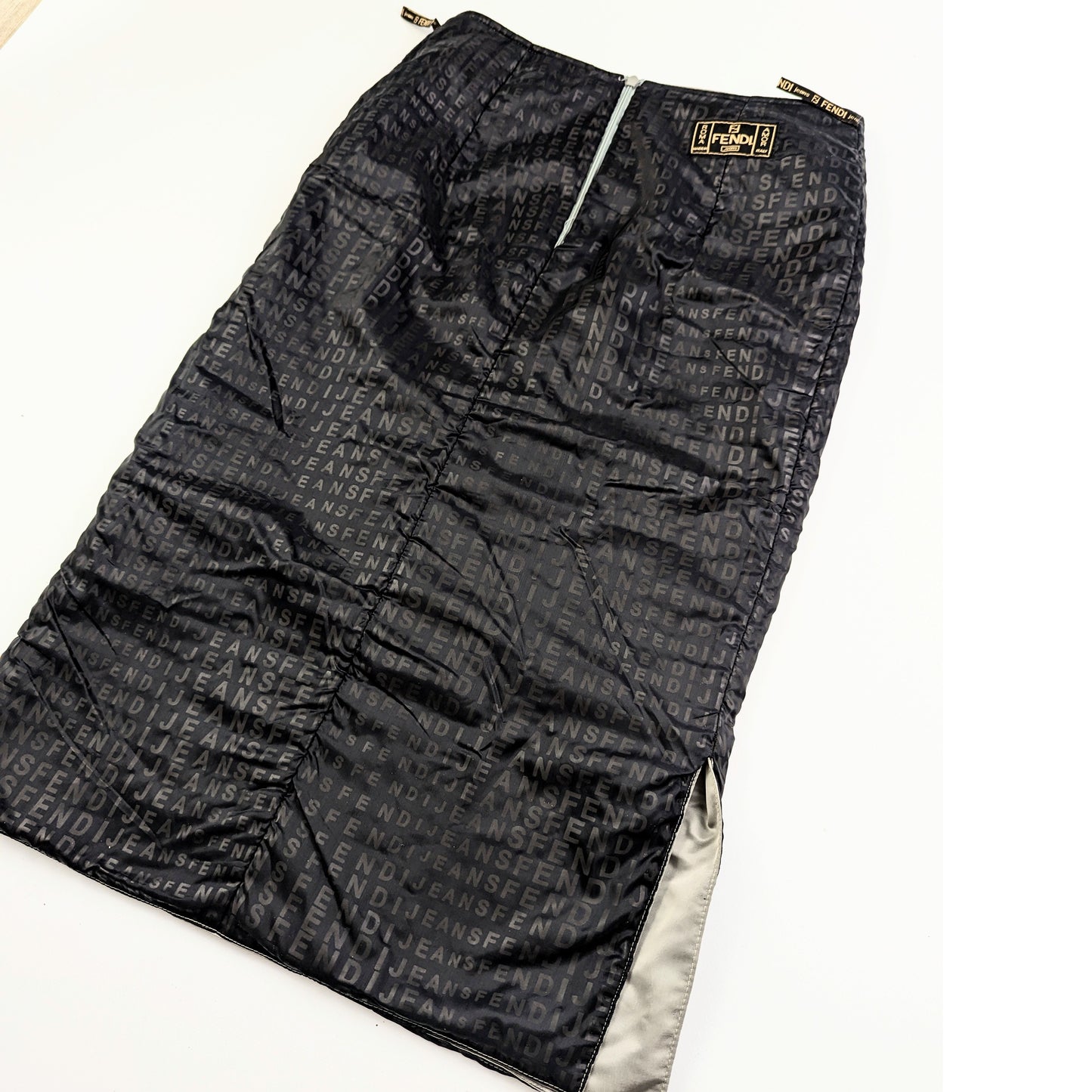 Jupe réversible monogramme Fendi - S