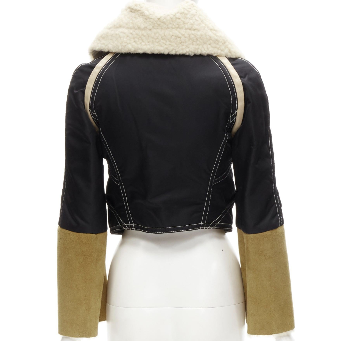 Veste en daim cropped Dsquared2