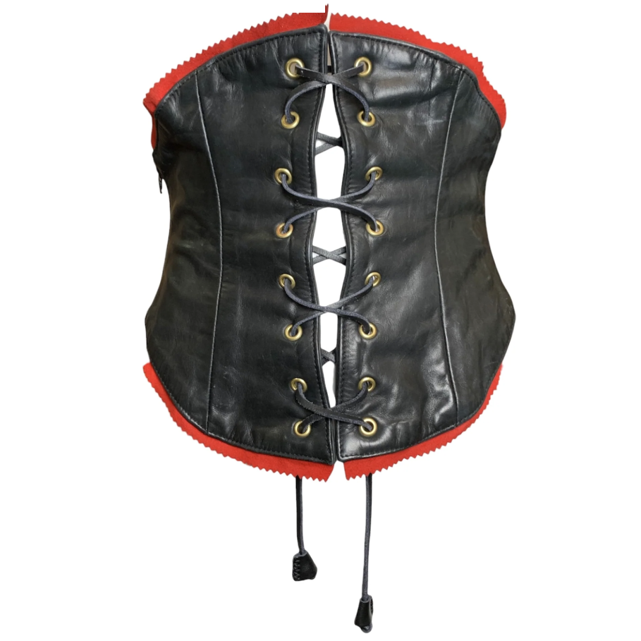 Bustier en cuir Dsquared2