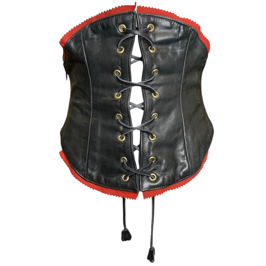 Bustier en cuir Dsquared2