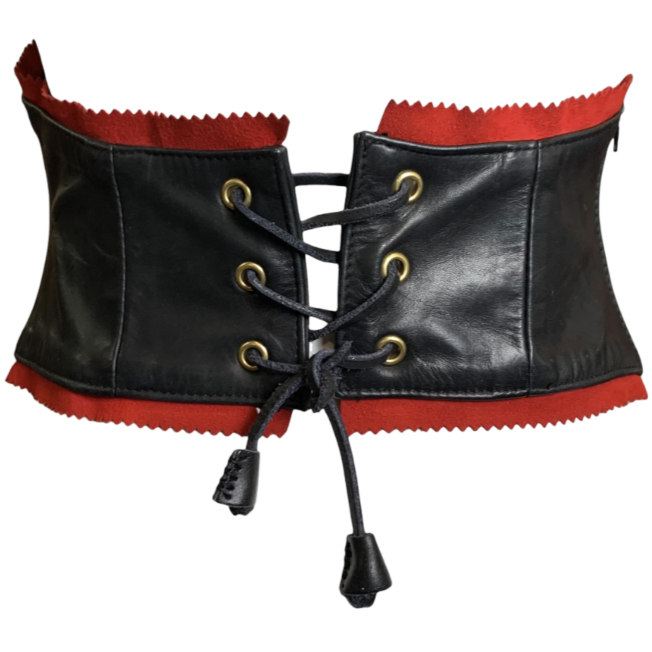 Bustier en cuir Dsquared2