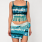 Roberto Cavalli sarong and top set