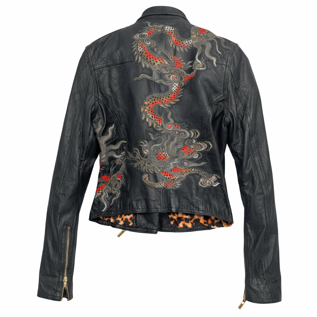 Roberto Cavalli S/S 2003 leather jacket - S