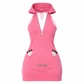Dsquared2 backless hooded dress