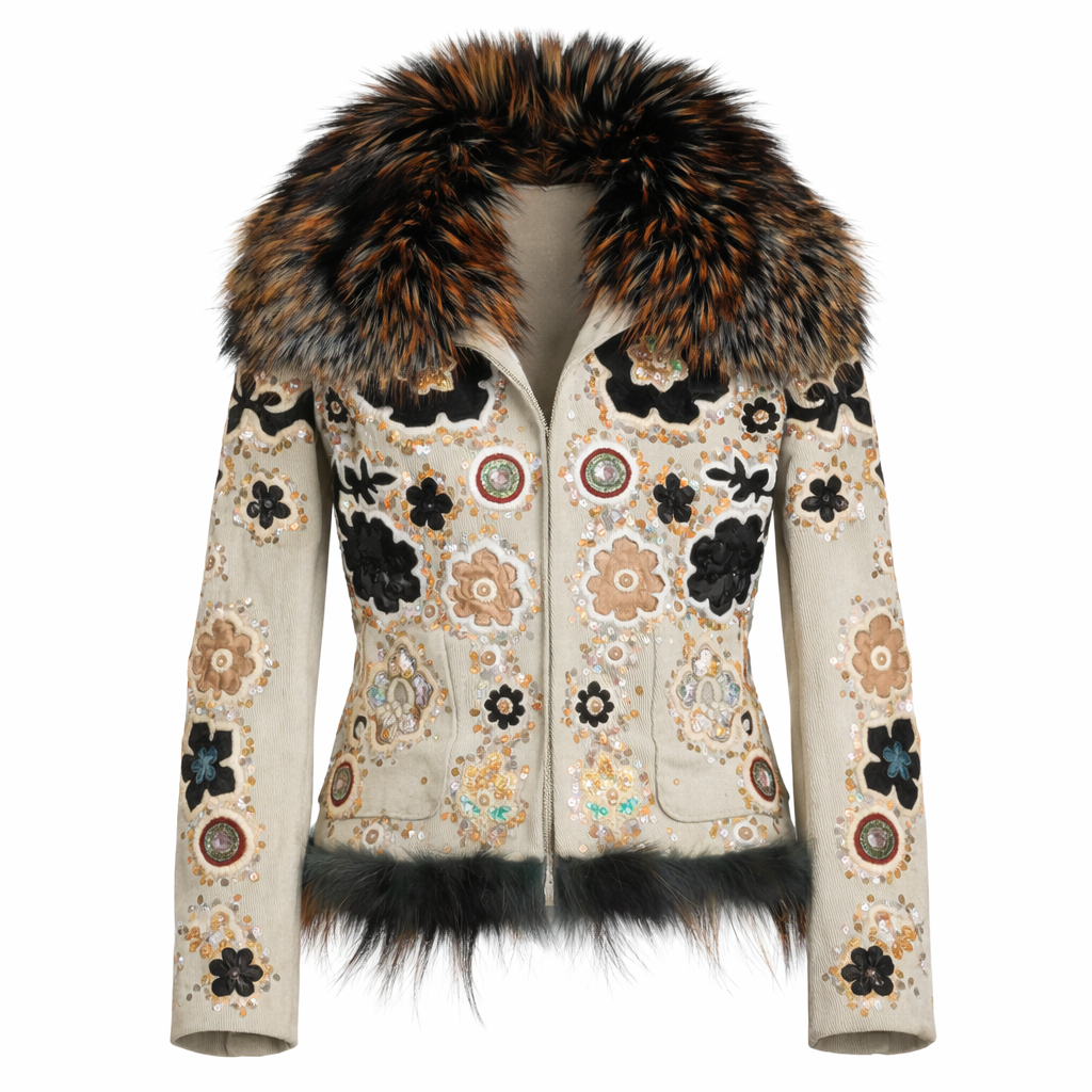 Veste en fourrue Barbara Bui S/S 2004