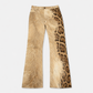 Roberto Cavalli glittering leopard jeans pants -M
