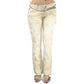 Jeans logo Cavalli beige - S