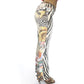 Pantalon Cavalli patchwork multicolore - XS