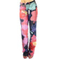 Pantalon Cavalli multicolore à imprimé floral - S