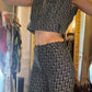 Ensemble pantalon et veste Dior monogramme Dior par Galliano - S/S2000