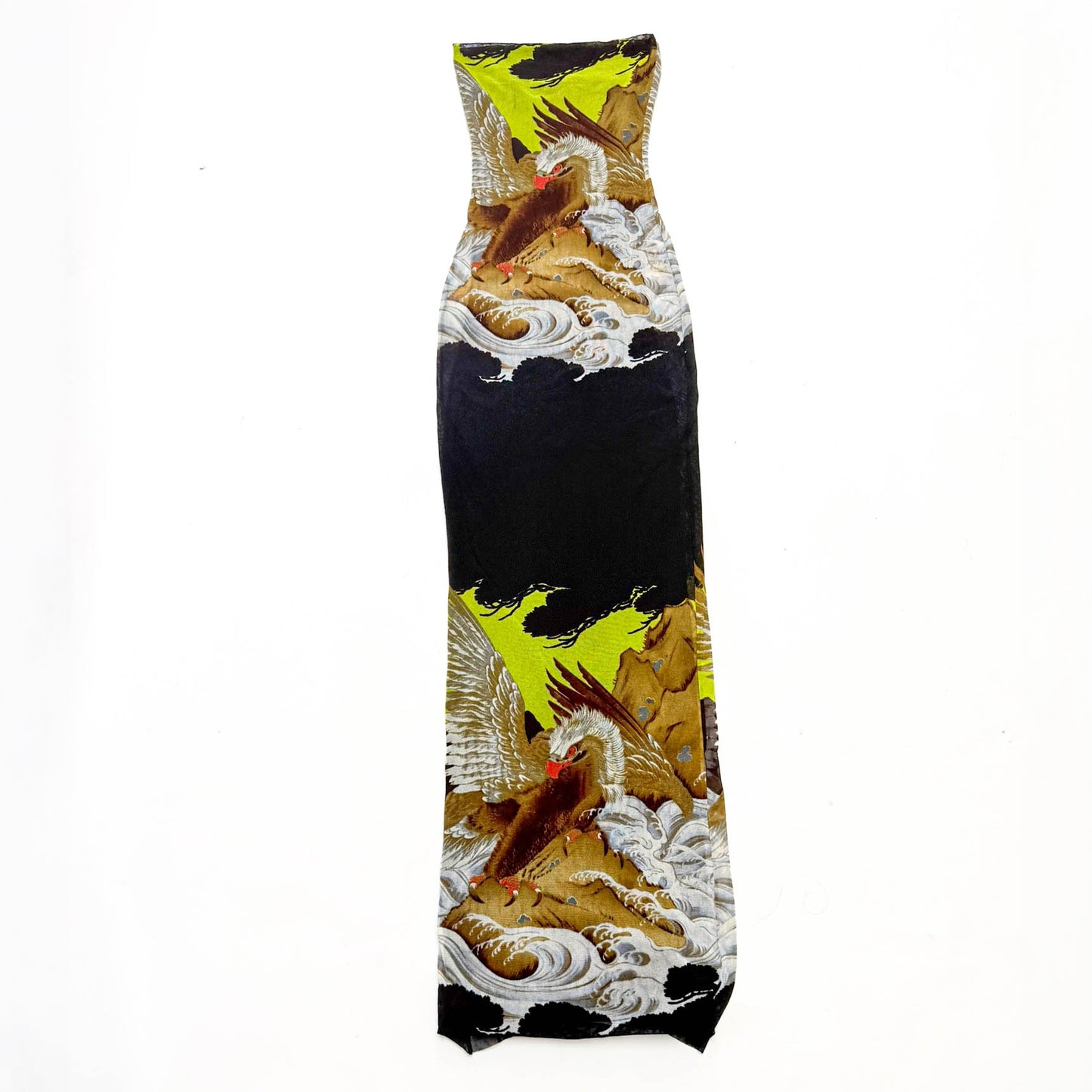 Robe Jean-Paul Gaultier imprimé aigle