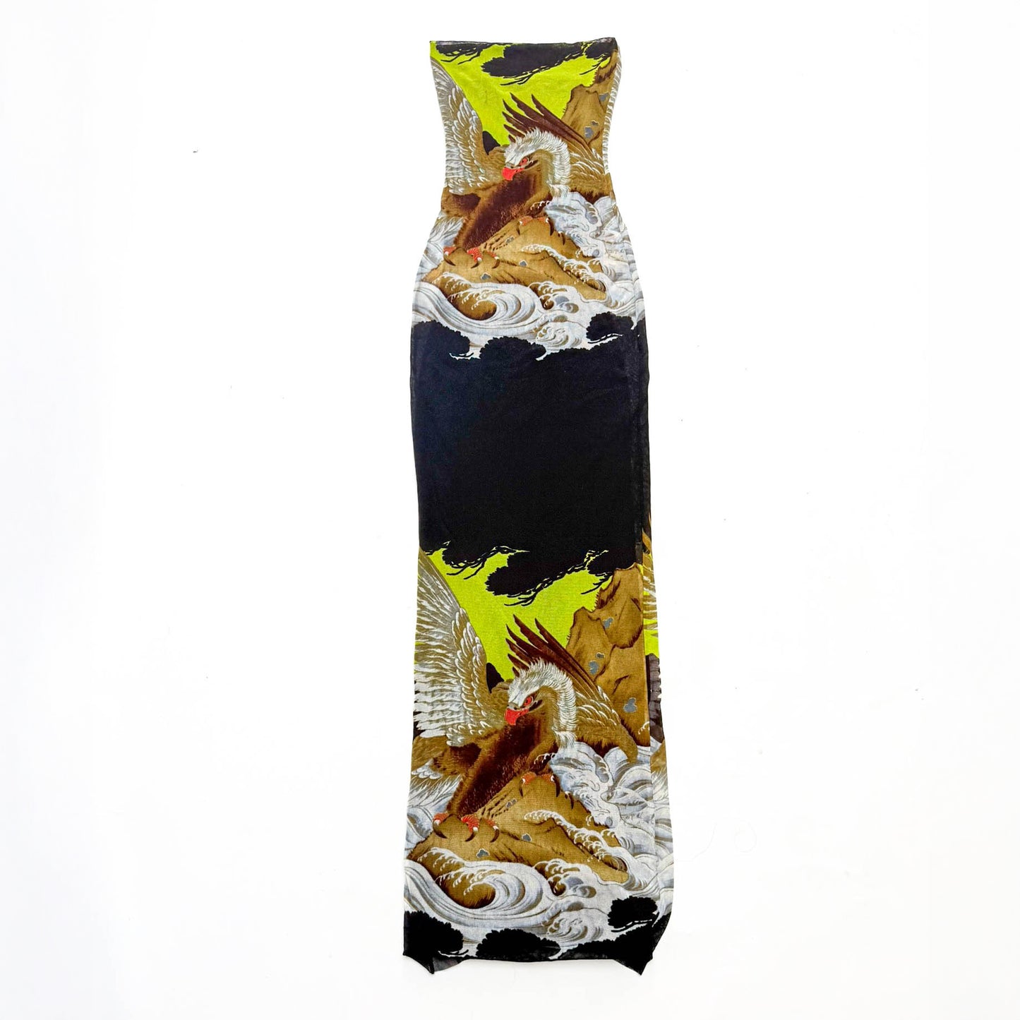 Robe Jean-Paul Gaultier imprimé aigle