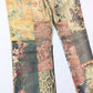 Jeans Roberto Cavalli patchwork mulitcolore - S