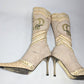 El Dantes beige “crown” boots - EU37|UK4|US6