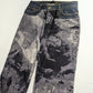 Jeans pantalon motif abstrait et fleur Cavalli - S