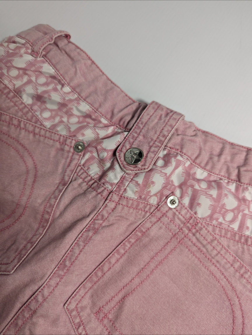 PantalonDior par Galliano monogramme - 12Y