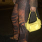 Pantalon jeans Roberto Cavalli imprimé tigre orange- M