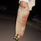 Jupe longue en daim Jean-Paul Gaultier - M