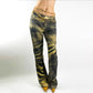 Pantalon jeans Roberto Cavalli imprimé tigre - L