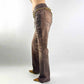 Pantalon jeans Roberto Cavalli délavé Bordeaux - S