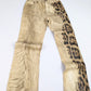 Pantalon jeans scintillant Roberto Cavalli léopard -M