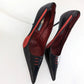 Escarpin Gianmarco Lorenzi noir et rouge - EU39,5|6UK|8US