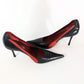 Escarpin Gianmarco Lorenzi noir et rouge - EU39,5|6UK|8US