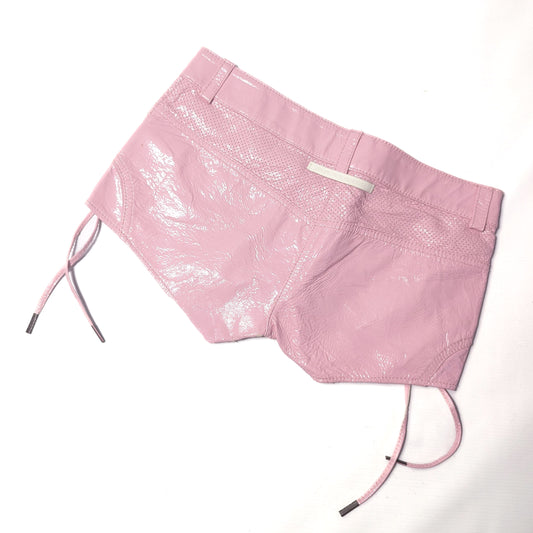 Short Jean Paul Gaultier en cuir Rose