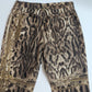 Roberto Cavalli leopard chain set - S/M