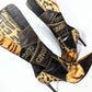 Bottes Roberto Cavalli en patchwork cuir et fourrure - EU38 |  UK5 | US6,5