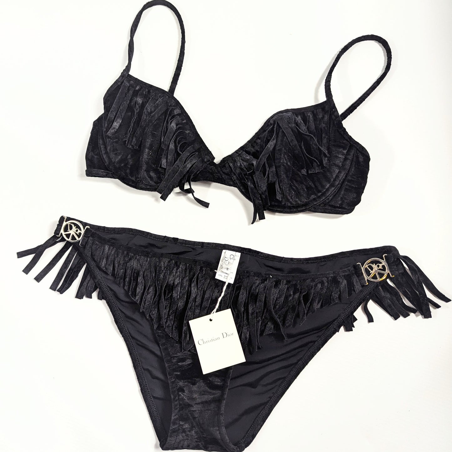 Maillot de bain bikini velour - Peace and Love Dior by Galliano