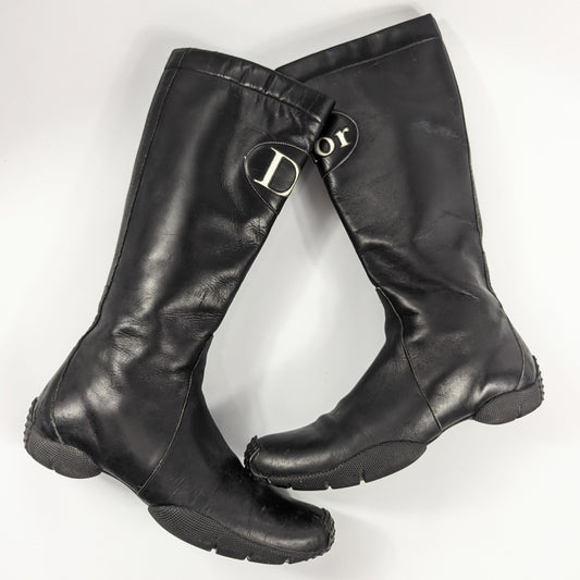 Bottes motard sport Dior par Galliano - EU38 | UK5 | US7